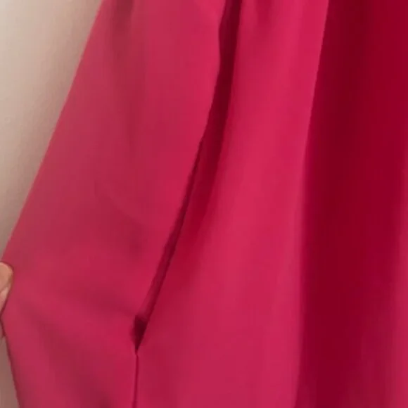 LOFT Tiered Swing Pocket Dress L - Picture 4 of 9